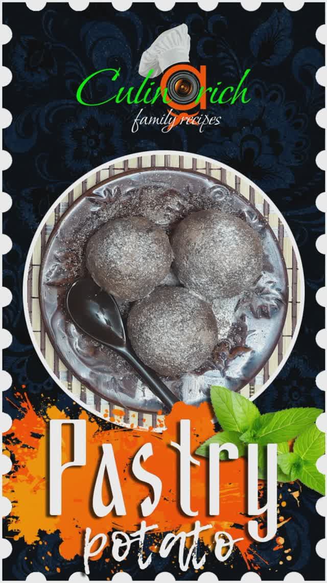 Potato from cookies (dark), as in childhood* - right recipe from «Culinarich»