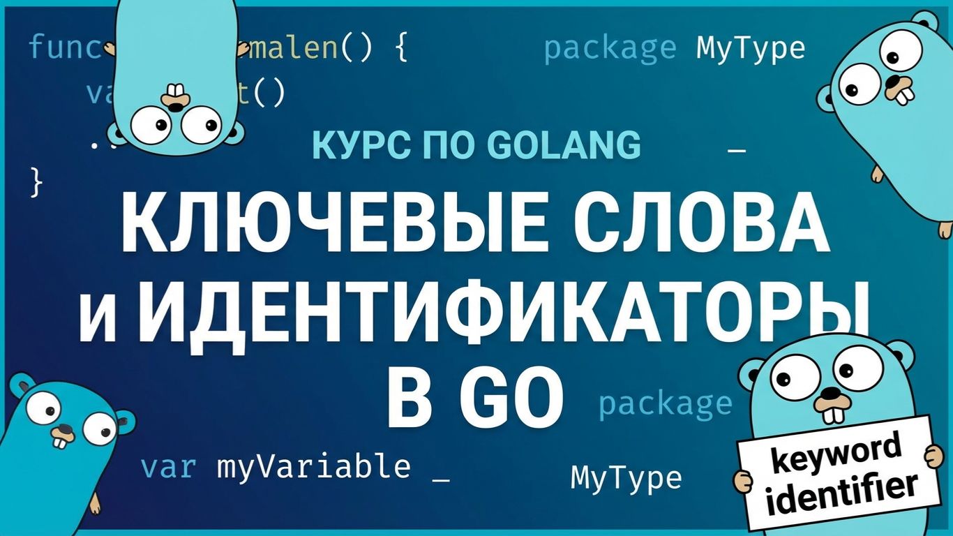 8. Ключевые слова и идентификаторы в Go
