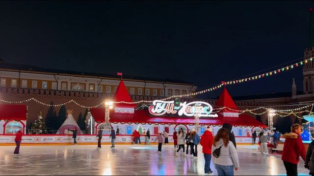 🎄Москва самая красивая рождественская столица мира где сбываются сказки✨🌃