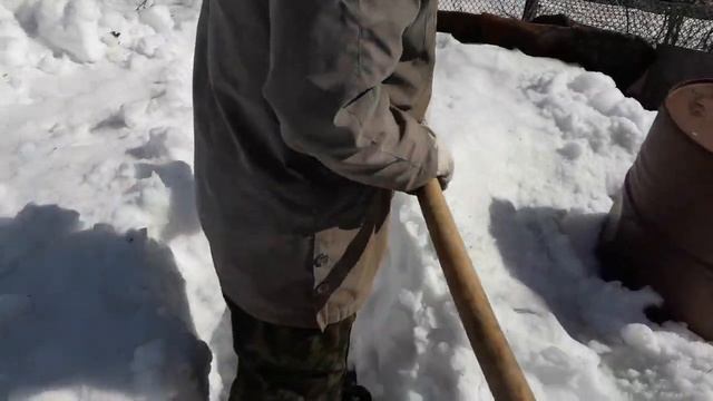 С делали отвод воды со двора дачного домика Вот и пришла весна