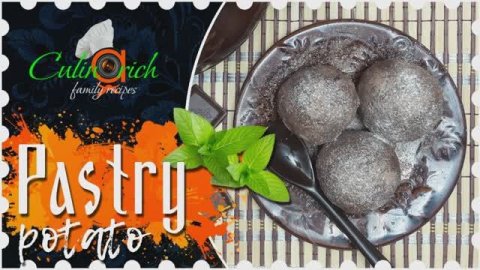 Potato from cookies (dark), as in childhood* - right recipe from «Culinarich»