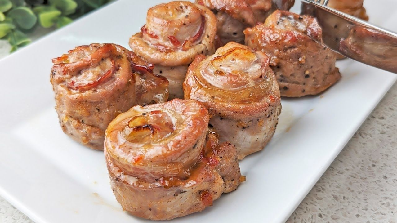 Мясные рулетики. Покорит Всех любителей вкусно покушать! Мясное блюдо на праздничный стол.