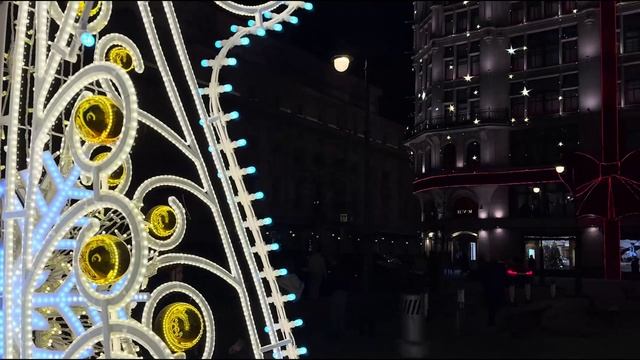 🎄Москва рождественская ночь праздничная прогулка по огням столицы✨