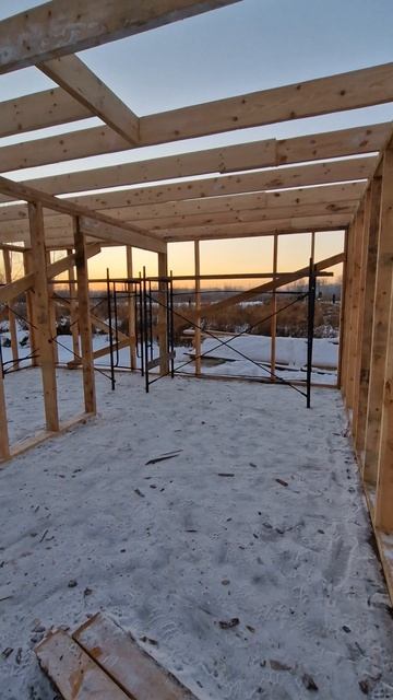 Строим каркасный дом. Эпизод 4