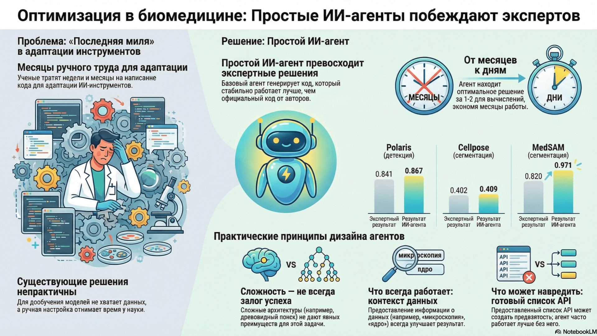 Simple Agents Outperform Experts in Biomedical Imaging Workflow Optimization