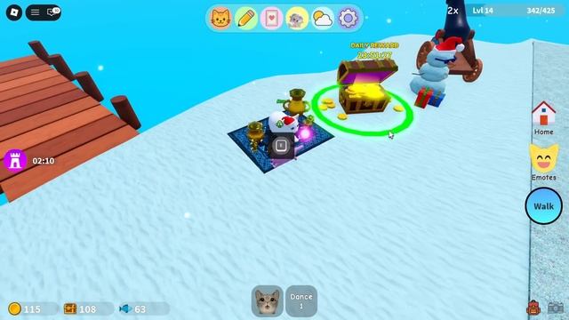 КОТЯТА ГОТОВЯТСЯ К НОВОМУ ГОДУ! Roblox Kitten Game