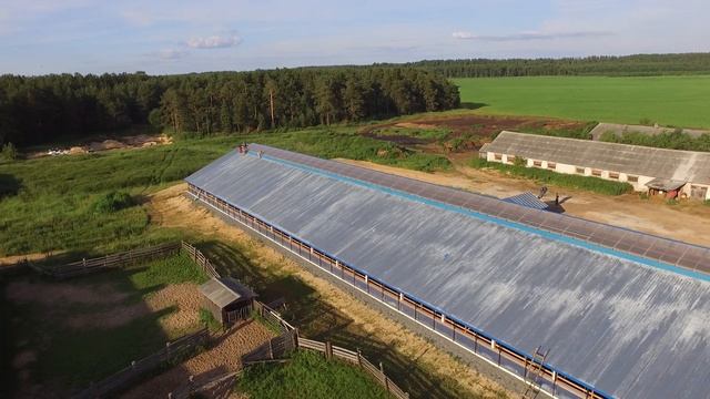 Световентиляционный конек + световентиляционные шторы производства ООО "ПСК Светстрой".