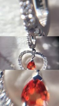 Комплект с сапфирами и бриллиантами в наличии.