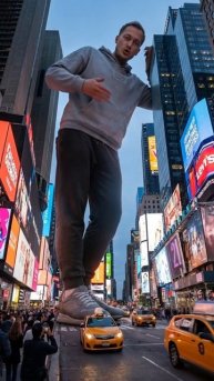 Как стать ГИГАНТОМ на фото за 15 секунд? 🤫