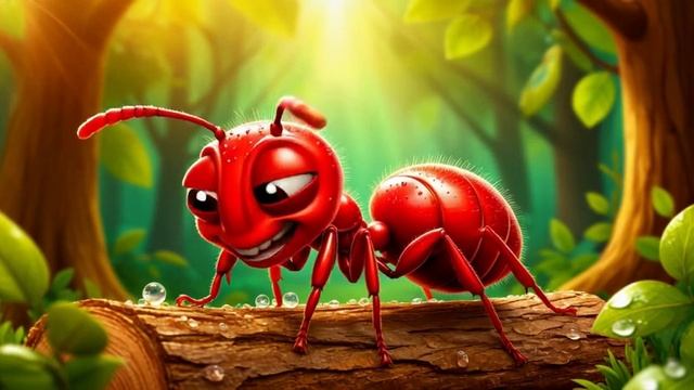 Красный муравей разговаривает