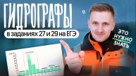 ГИДРОГРАФЫ в заданиях 27 и 29 задании на ЕГЭ по географии