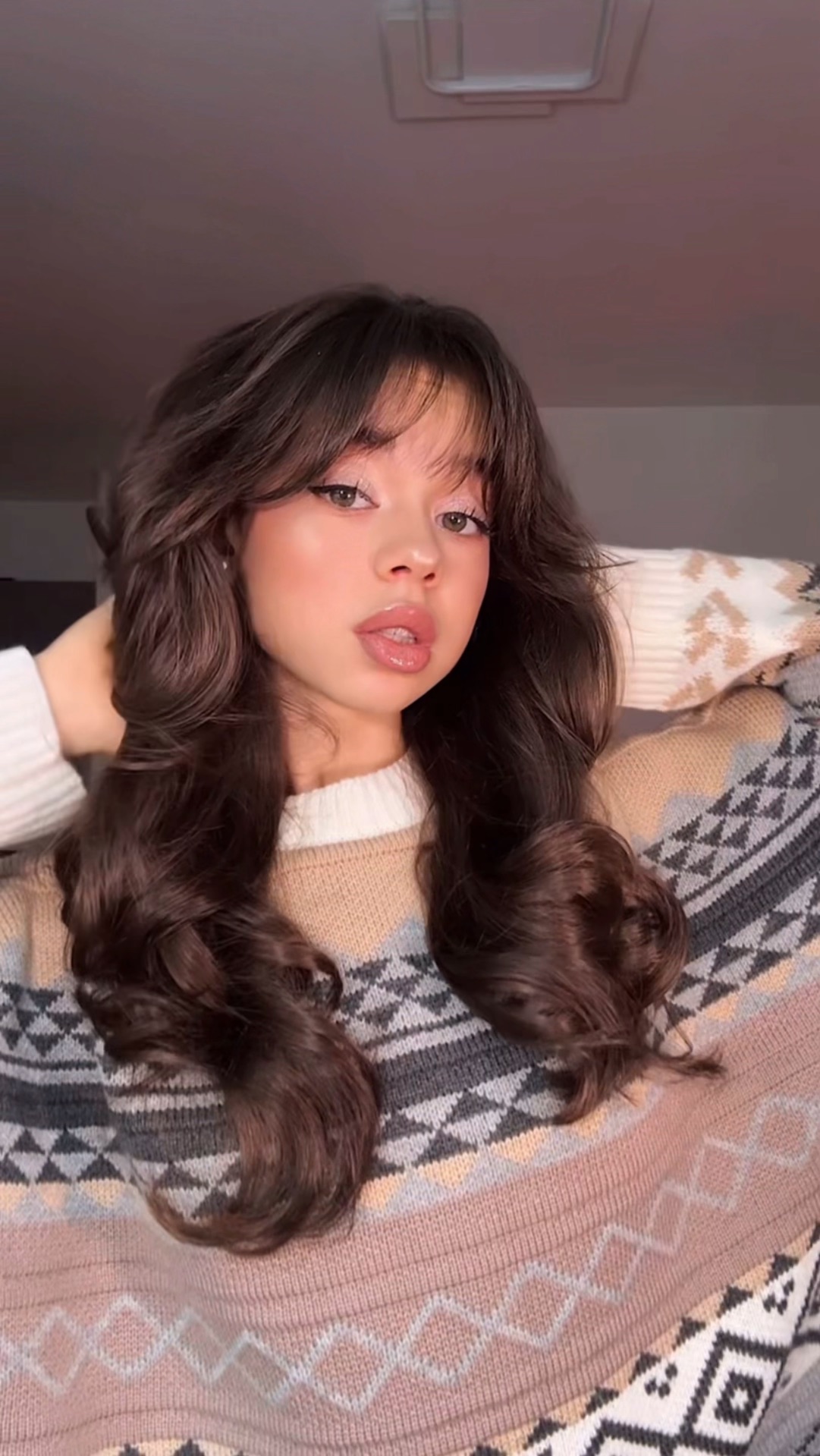 До/после новогодний макияж ❄️☃️