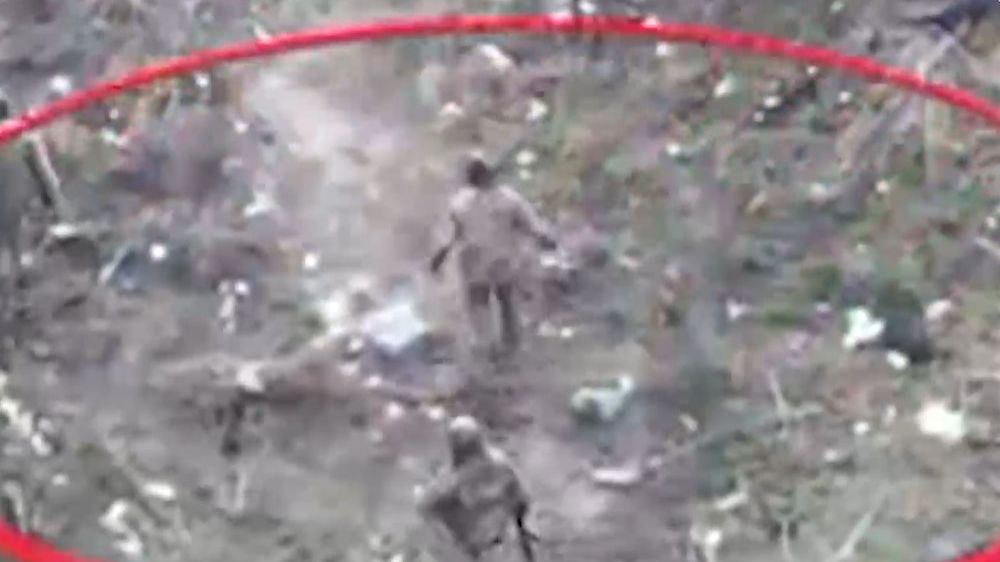 Украинские военные сдаются в плен в Димитрове