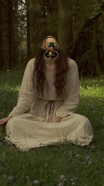 Девушка и Лепрекон 🍀 #девушка #лепрекон #лес #природа