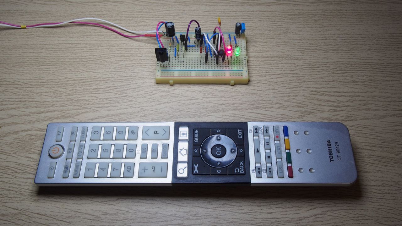 NE 555. Управление с пульта.