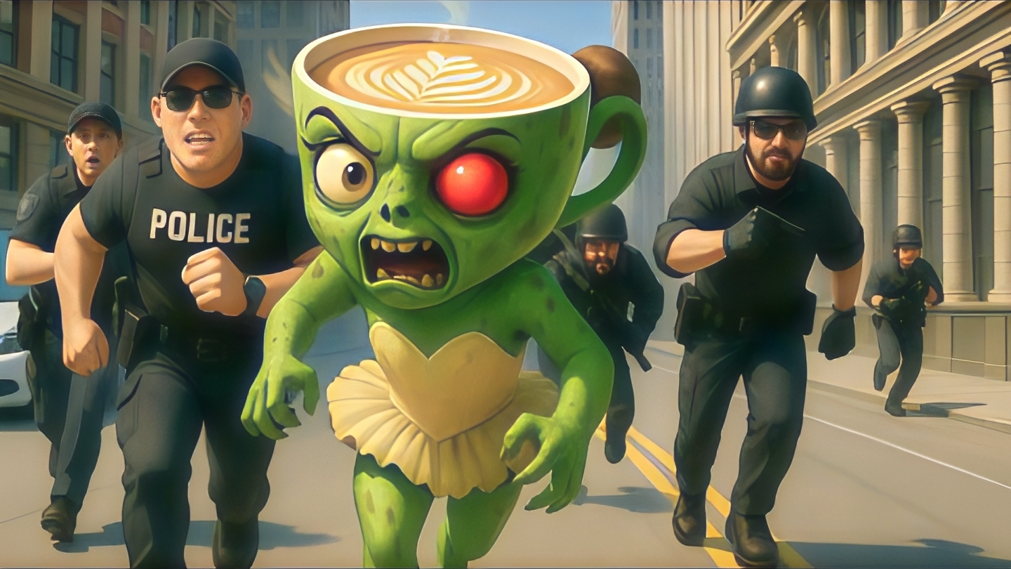 Балерина Капучина превращается в зомби