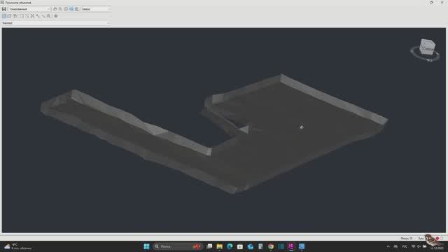 Геодезическая съемка объема выемки грунта котлована с помощью тахеометра Leica и AutoCad Civil3D