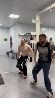 Самая лучшая-это тренировка с гири