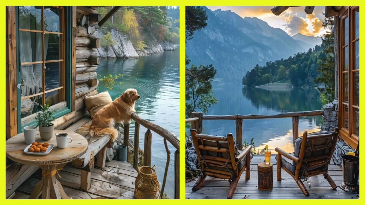 Дом в лесу, где обретает покой душа / Уединение, где время теряет власть 🏡🌲