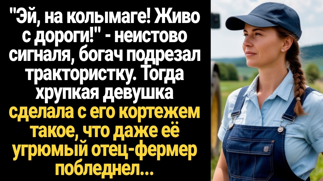 ИСТОРИИ ИЗ ЖИЗНИ/Богач подрезал трактористку, тогда она сделала с его машиной такое...