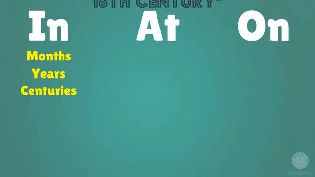 Prepositions of time in English