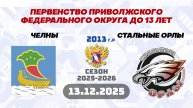 ЧЕЛНЫ vs СТАЛЬНЫЕ ОРЛЫ 2013 13.12.2025. LIVE 11:45
