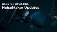 Инструмент Surface Noise в ZBrush 2026 стал в разы мощнее!