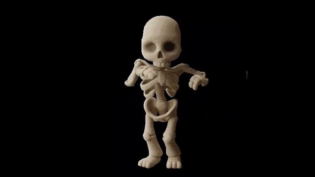 Скелет танец