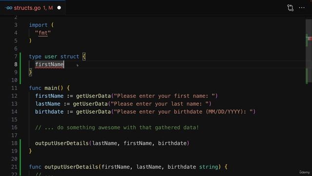 076 Defining A Struct Type