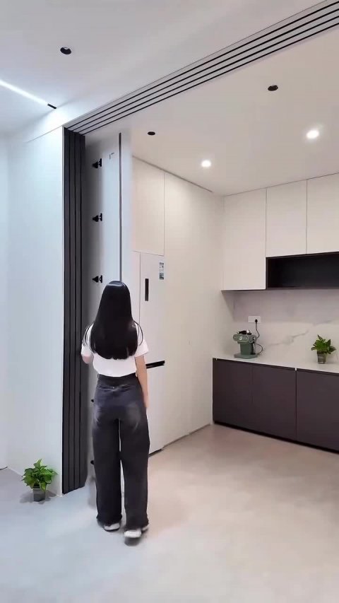 Классное решение для зонирования комнаты