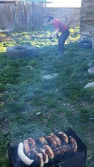 Купаты на мангале