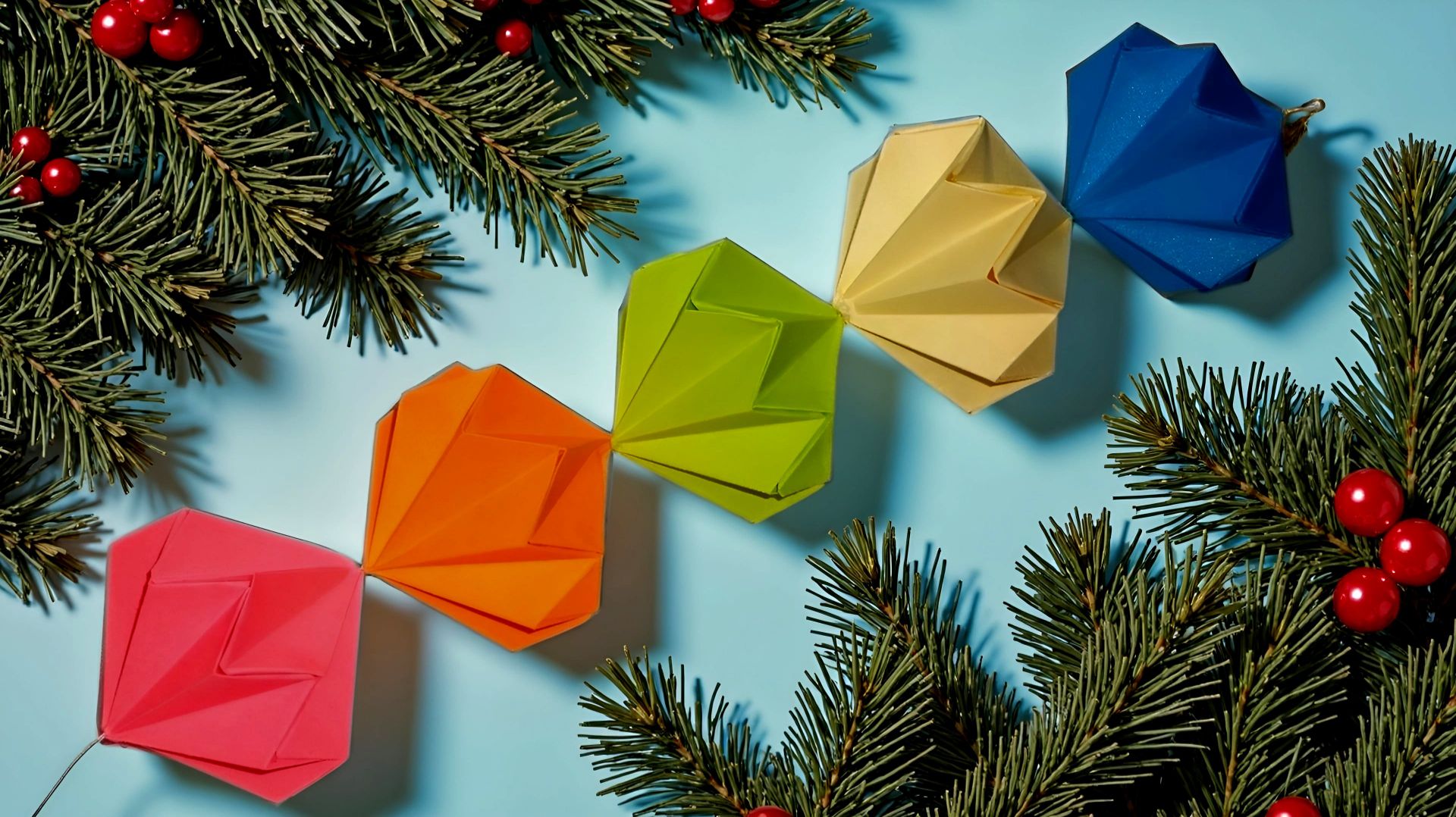 Как Сделать Новогоднюю Гирлянду из Бумаги