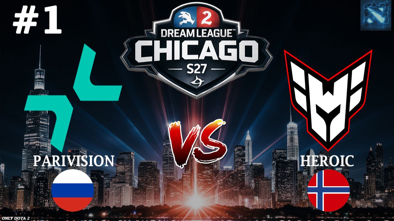 УЛЬТРА-ЛЕЙТОВАЯ РУБКА НА 70+ МИНУТ | Parivision vs Heroic #1 (BO3) DreamLeague S27