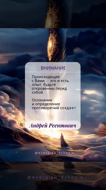 Солнечные рекомендации. Возможность. Внимание. | Андрей Реентович #shorts