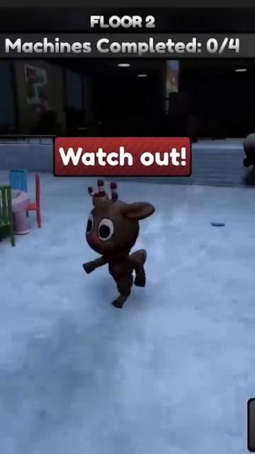 Новая сложность этажа скользящий лёд!