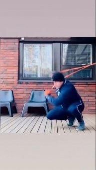 Тренировка с резинками