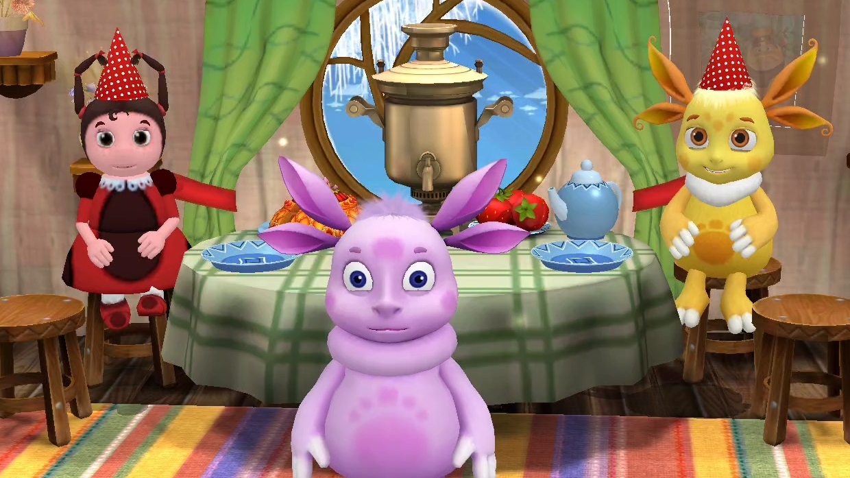 ЛУНТИК. Домик на дереве. МУЛЬТФИЛЬМ ИГРА. РАЗВИВАЮЩИЕ ИГРЫ ДЛЯ ДЕТЕЙ