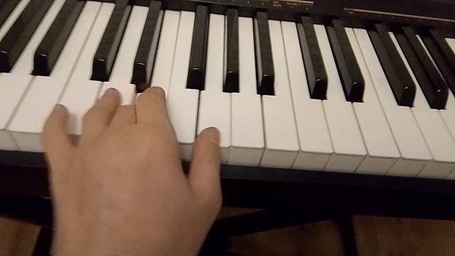 обучение игры на фортепиано (урок 1)