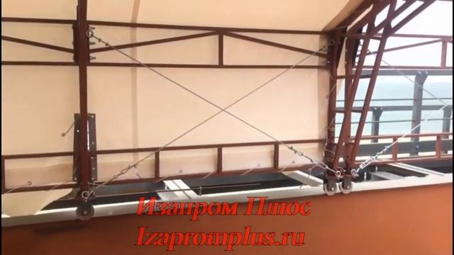 Монтаж тепляка для защиты.Крымский мост. компания Изапром Плюс