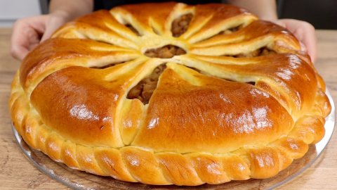 Секрет Пышности! 🤫 Сдобный Яблочный Пирог, Который НЕ Черствеет! | Идеально Густая Начинка