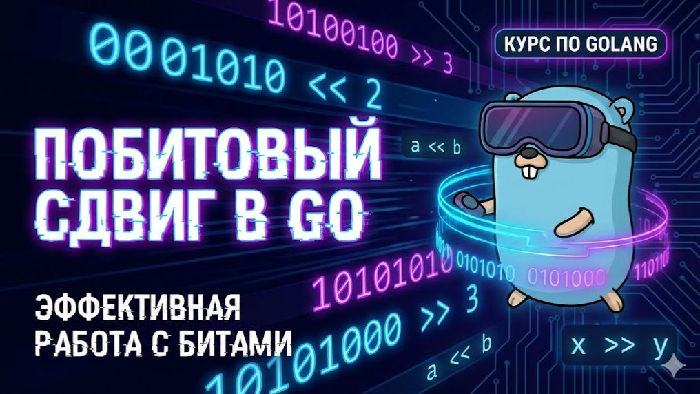 13. Побитовый сдвиг в Go