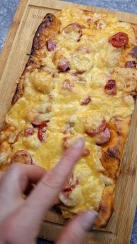 Обалденная домашняя пицца своими руками❤️🔥🍕🥰#пицца #вкусно #еда #обед #пиццерия #рецепт