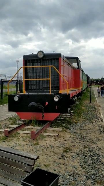 Узкоколейный тепловоз ТУ7А.