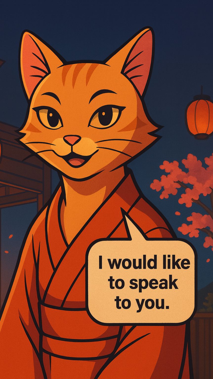 Hi. I would like to speak to you