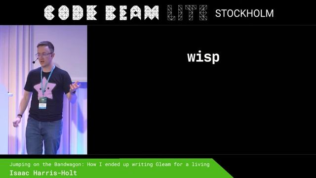 Исаак Харрис-Холт. Блогер влюбленный в Gleam. Code BEAM