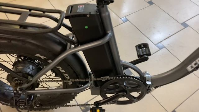 Акция на складной электровелосипед Eco Drive V6 1000W 48V21Ah! Мощный электрофэтбайк!