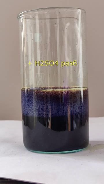 Cr пероксосоединения: коричневое и фиолетовое