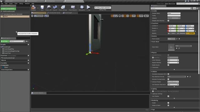 4.Blueprints - 40.Tutorial 6 - Creating a Rotating Door