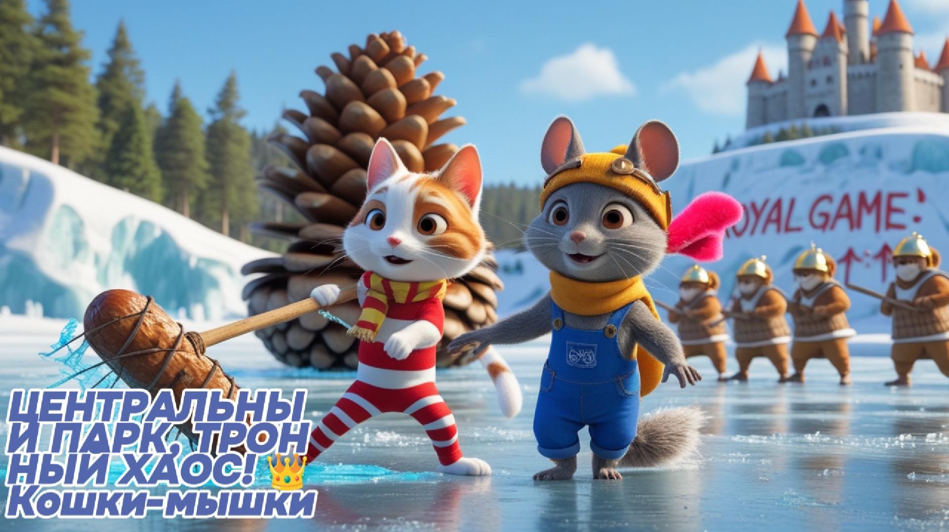 ЦЕНТРАЛЬНЫЙ ПАРК, ТРОННЫЙ ХАОС! 👑 Кошки-мышки