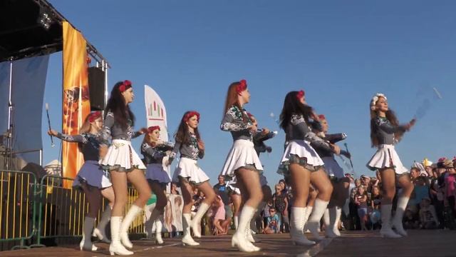 Красивое выступление на празднике пчёл.